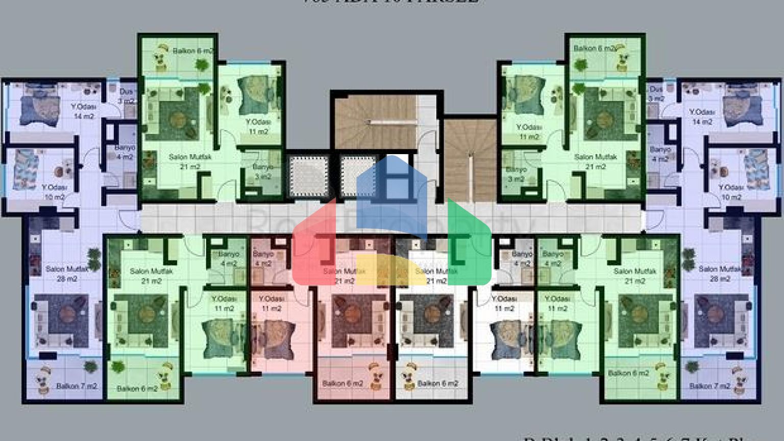 Новый комплекс с отельной инфраструктурой у пляжа Клеопатры