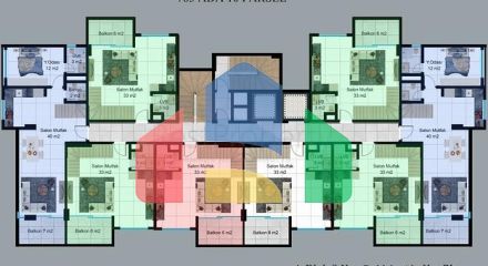 Новый комплекс с отельной инфраструктурой у пляжа Клеопатры