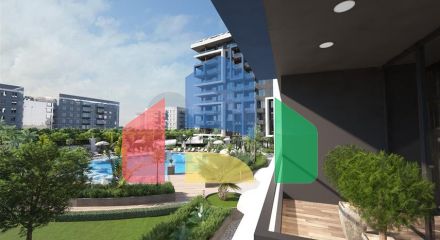 Новый комплекс с отельной инфраструктурой у пляжа Клеопатры