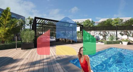 Новый комплекс с отельной инфраструктурой у пляжа Клеопатры