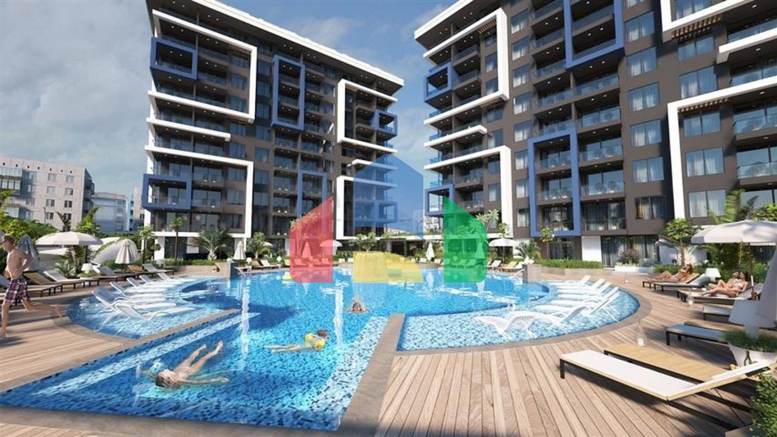 Новый комплекс с отельной инфраструктурой у пляжа Клеопатры