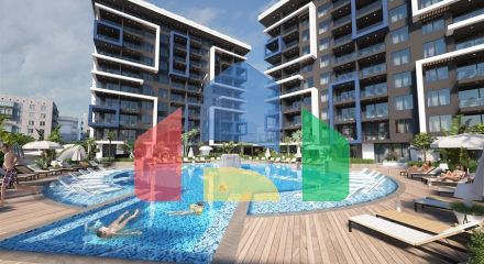 Новый комплекс с отельной инфраструктурой у пляжа Клеопатры