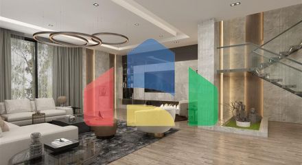 5+1 luxury villa project in the center of Alanya with stunning panoramic views