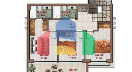 Розкішні вілли в центрі Аланії