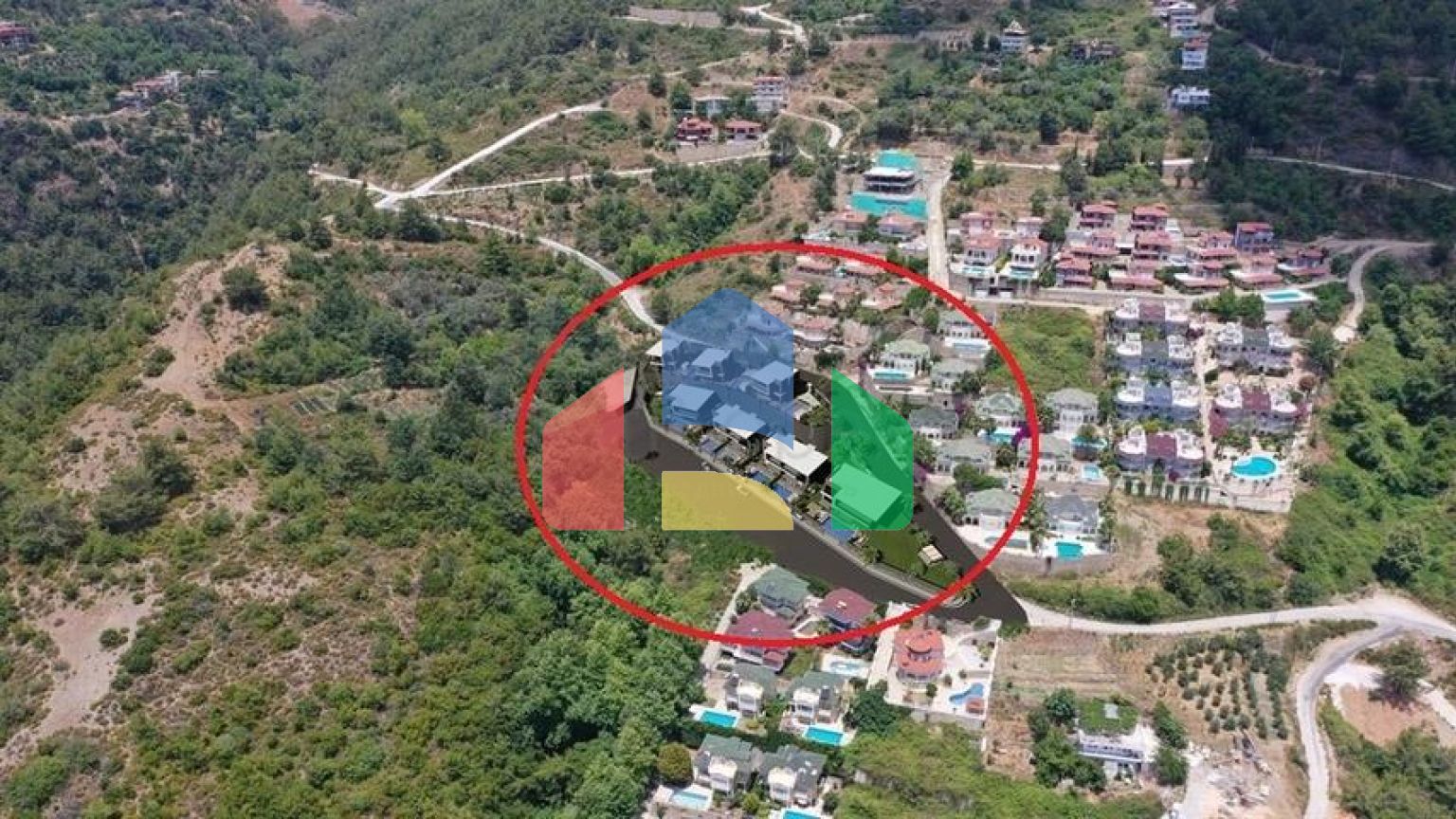 Розкішні вілли в центрі Аланії