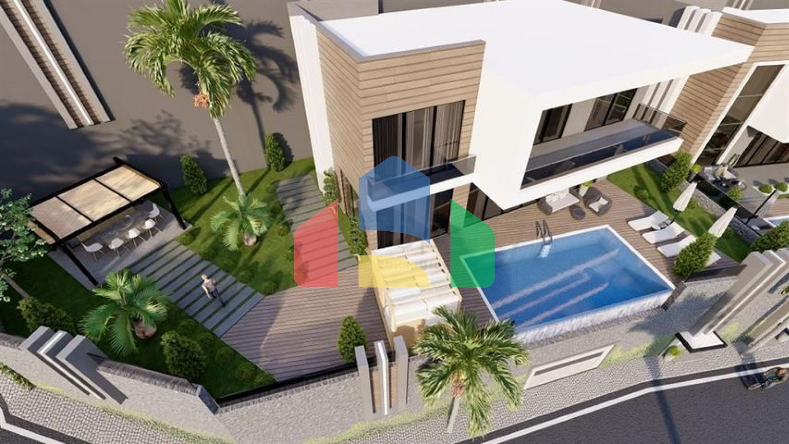 Розкішні вілли в центрі Аланії