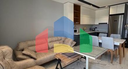 Двухкомнатная квартира 1+1 в центре Аланьи в современном жилом доме