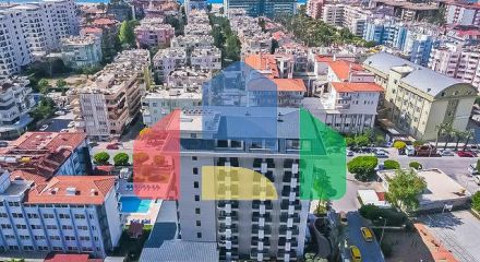 Современная трёхкомнатная квартира 2+1 в центре Аланьи