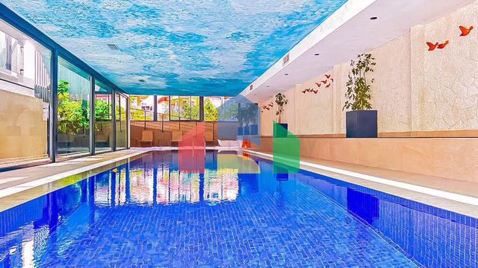 Современная трёхкомнатная квартира 2+1 в центре Аланьи