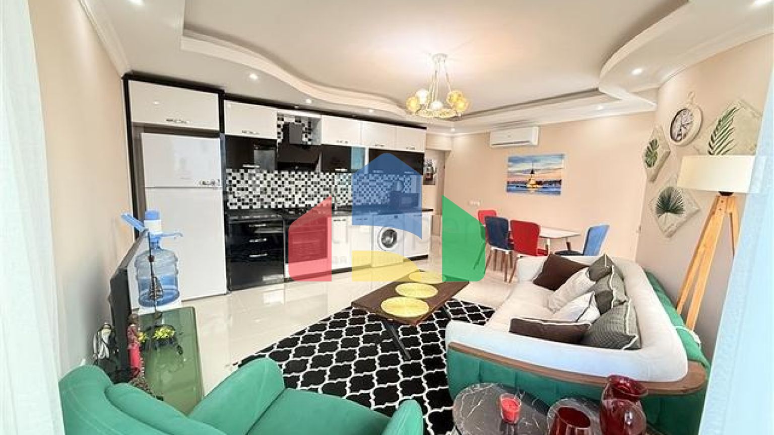 Двокімнатна квартира 1 + 1 в районі Клеопатра