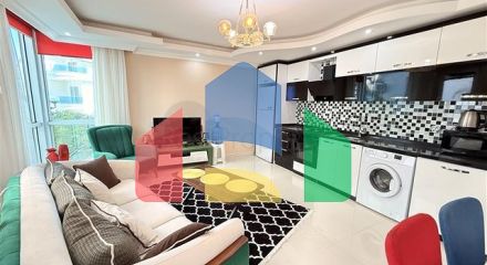 Двокімнатна квартира 1 + 1 в районі Клеопатра