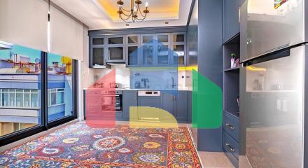 Роскошный пентхаус 4+1 с панорамным видом на море в центре Аланьи