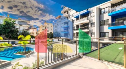 Квартира 2+1 в новом комплексе рядом с пляжем Клеопатра