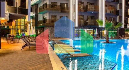 Квартира 1+1 с полной инфраструктурой в районе Клеопатра