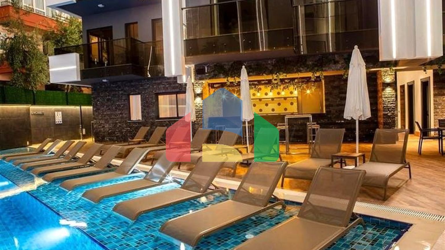 Квартира 1+1 с полной инфраструктурой в районе Клеопатра