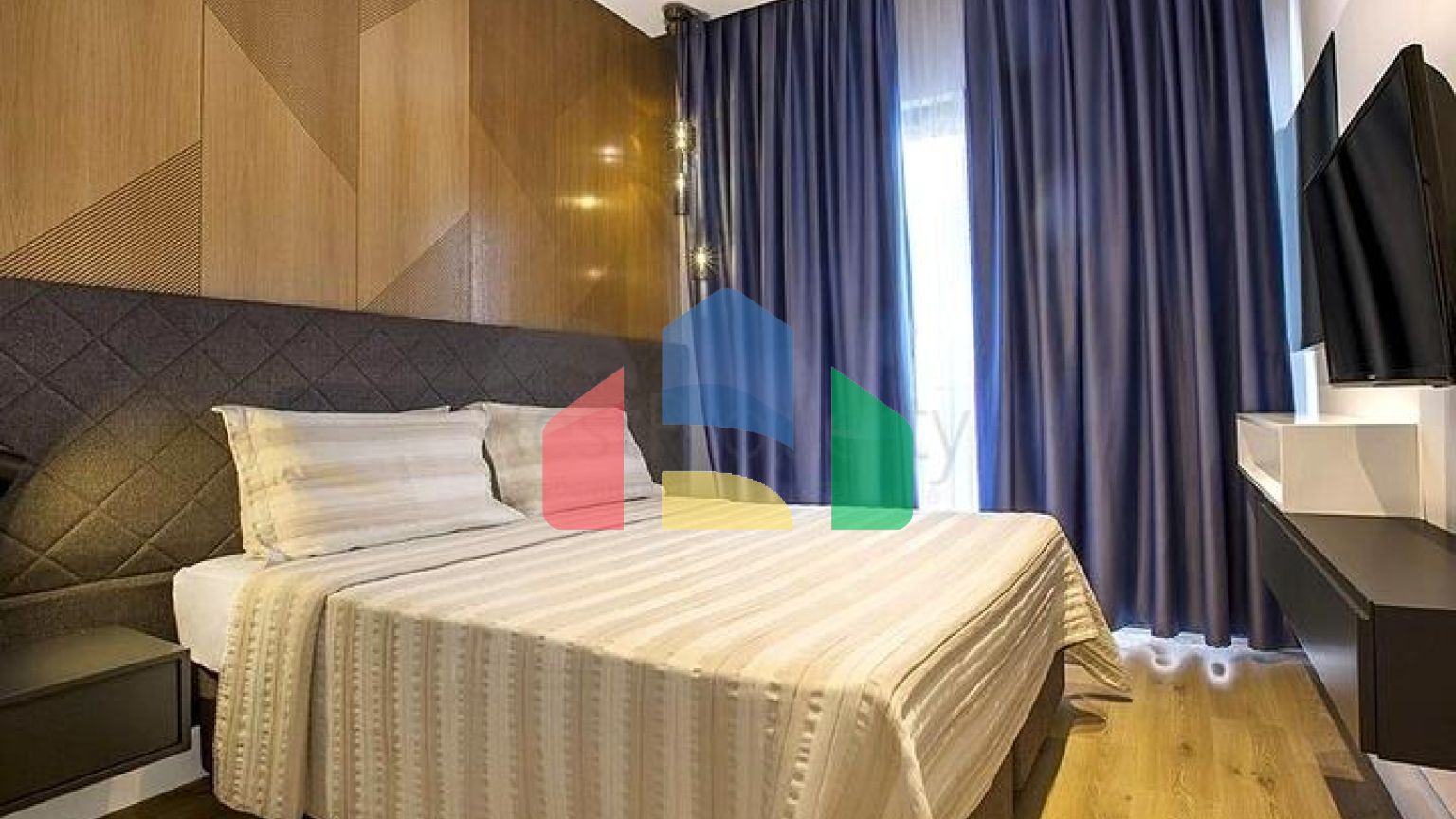 Квартира 1+1 с полной инфраструктурой в районе Клеопатра