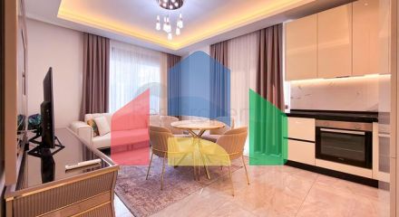 Современная трёхкомнатная квартира 2+1 в центре Аланьи