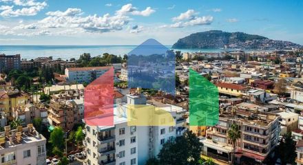 Уютная квартира 1+1 в районе Аланья с бассейном и сауной