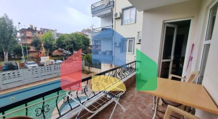 Уютная квартира 1+1 в районе Аланья с бассейном и сауной