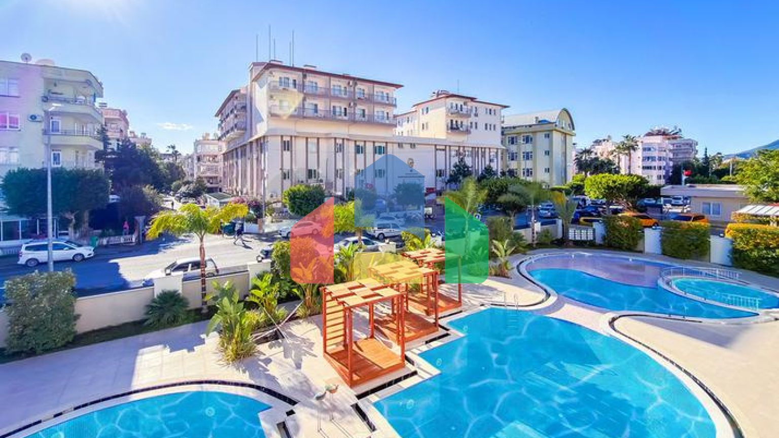 Двухкомнатная квартира 2+1 в центральной части Аланьи рядом с городской инфраструктурой