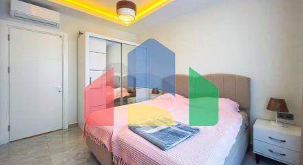 Двухкомнатная квартира 2+1 в центральной части Аланьи рядом с городской инфраструктурой