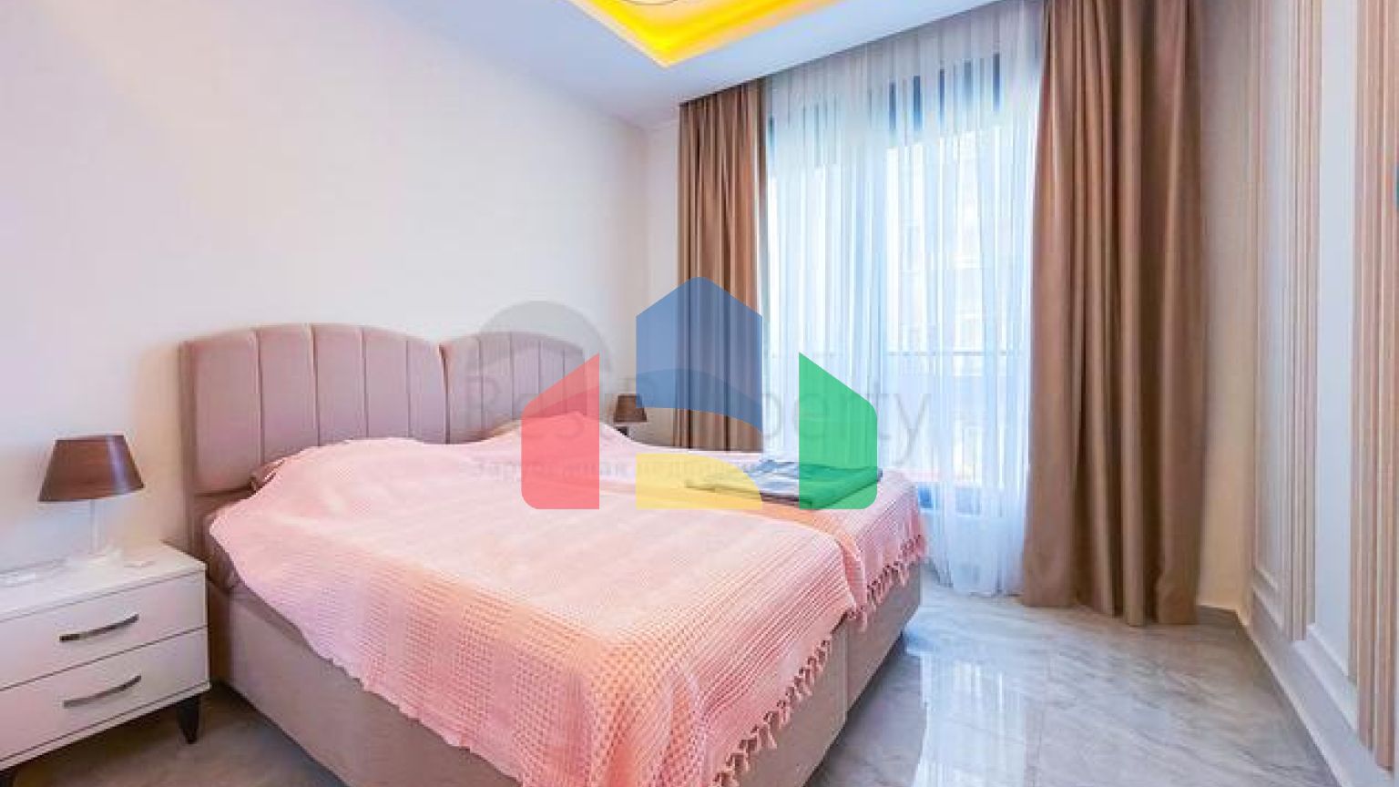 Двухкомнатная квартира 2+1 в центральной части Аланьи рядом с городской инфраструктурой