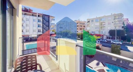 Двухкомнатная квартира 2+1 в центральной части Аланьи рядом с городской инфраструктурой