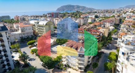 Просторная квартира 2+1 рядом с морем в тихом зеленом районе