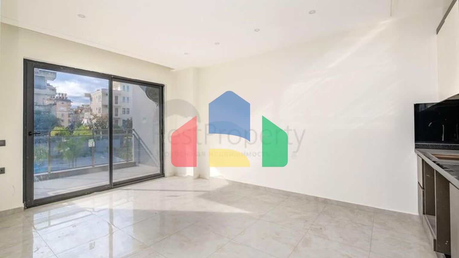 Квартира 1+1 в современном комплексе рядом с пляжем Клеопатра