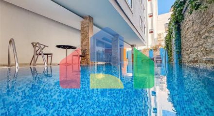 Двухкомнатная квартира 1+1 в центре Аланьи рядом с городской инфраструктурой