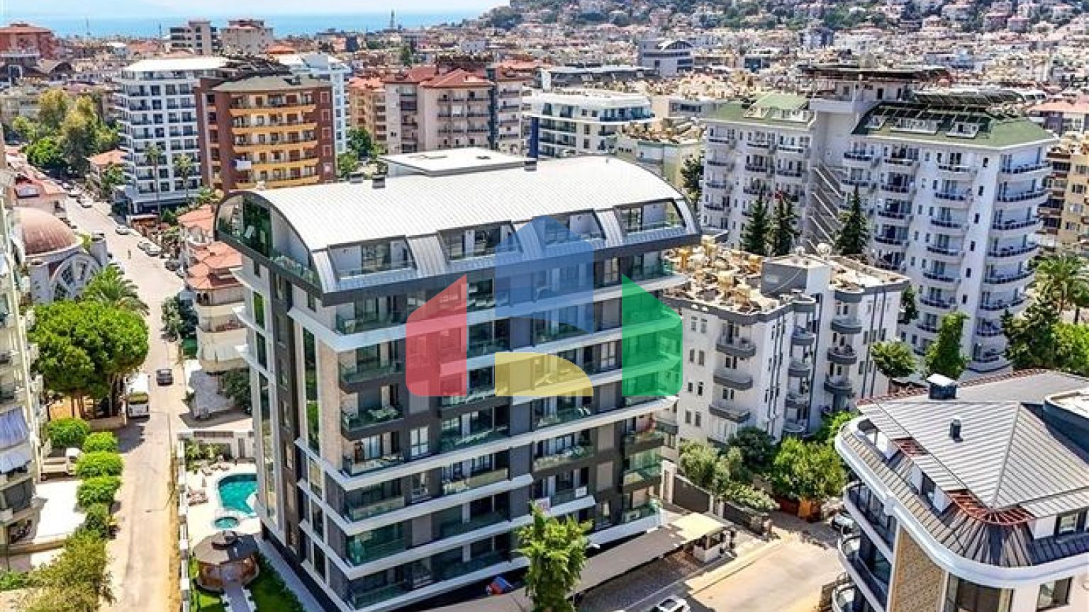 Современная квартира 2+1 в новом доме района Клеопатра