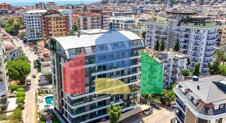 Современная квартира 2+1 в новом доме района Клеопатра