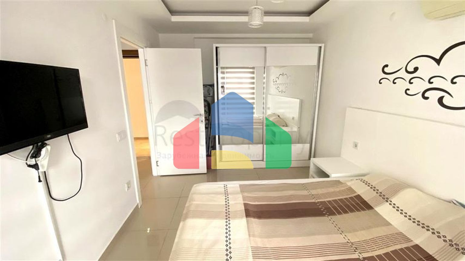 Светлая меблированная квартира 1+1 в развитом районе Клеопатра