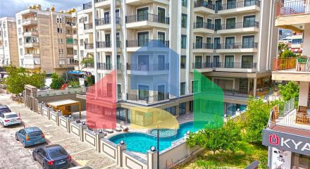 Пентхаус 2+2 с террасой и инфраструктурой комплекса в районе Клеопатра