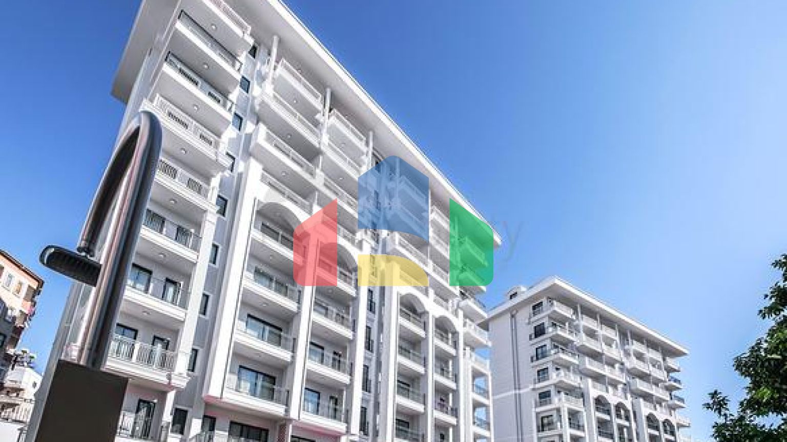 Современная квартира 1+1 в новом жилом комплексе района Клеопатра