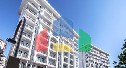 Современная квартира 1+1 в новом жилом комплексе района Клеопатра