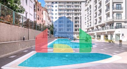 Современная квартира 1+1 в новом жилом комплексе района Клеопатра