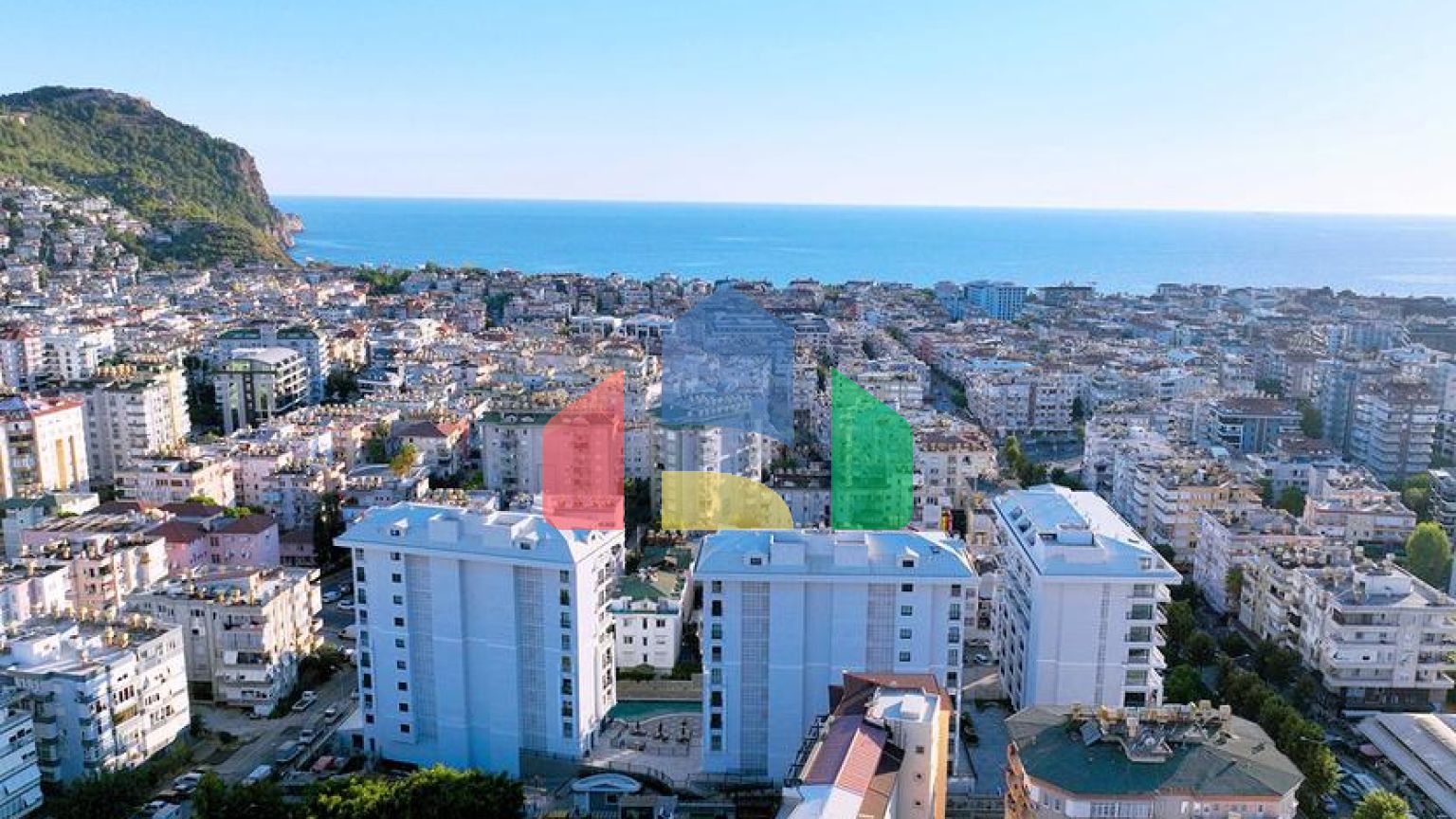 Современная квартира 1+1 в новом жилом комплексе района Клеопатра