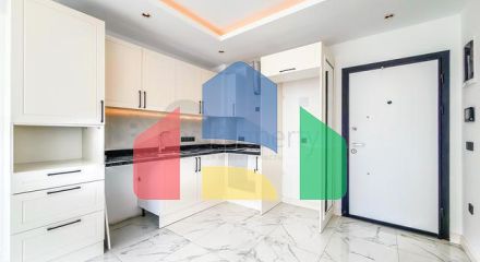 Современная квартира 1+1 в новом жилом комплексе района Клеопатра