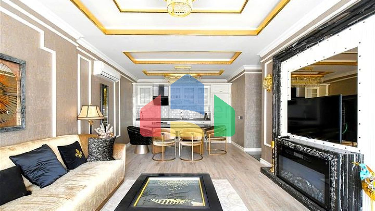 Современная меблированная квартира 2+1 в центре Алании