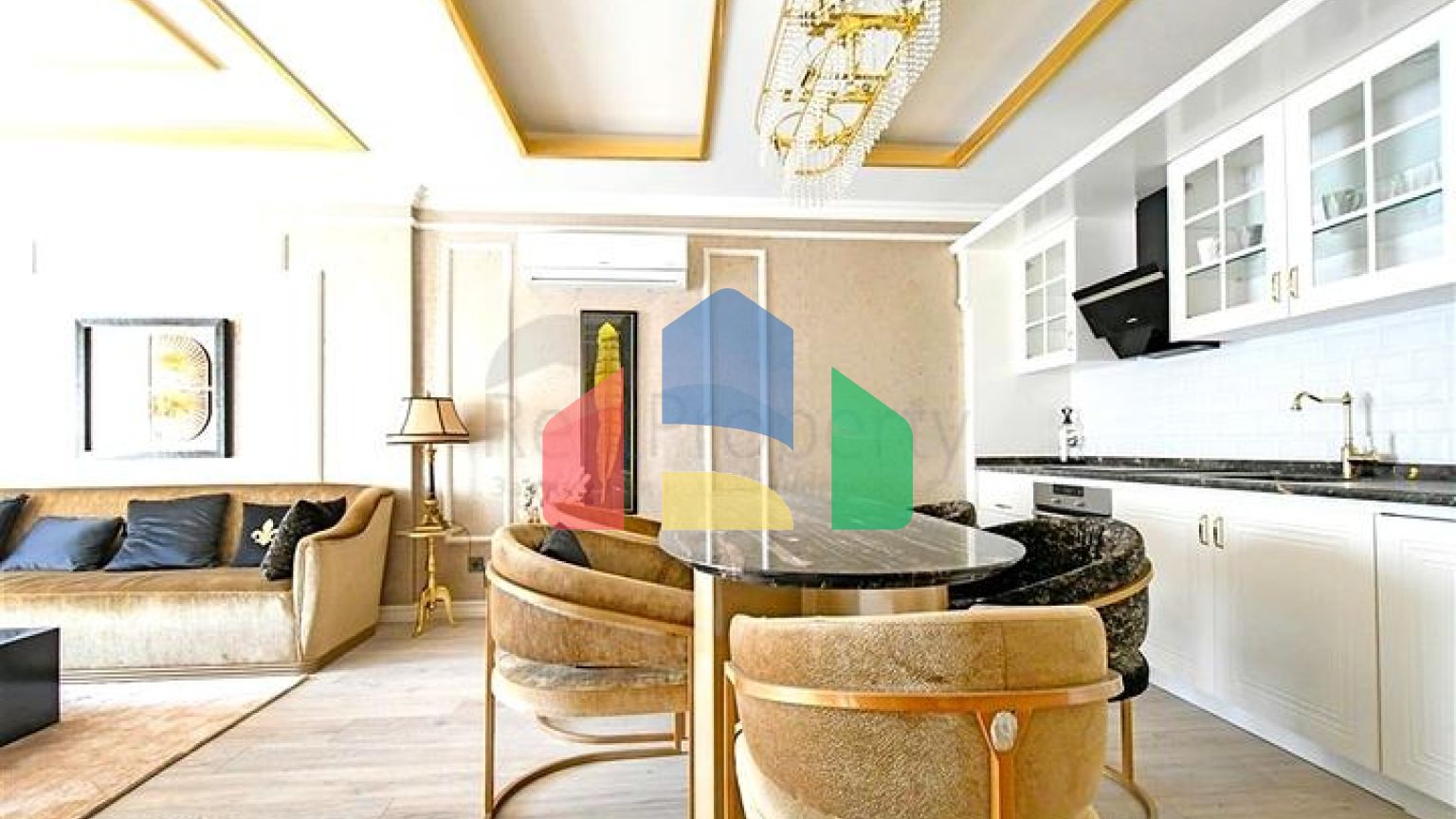 Современная меблированная квартира 2+1 в центре Алании