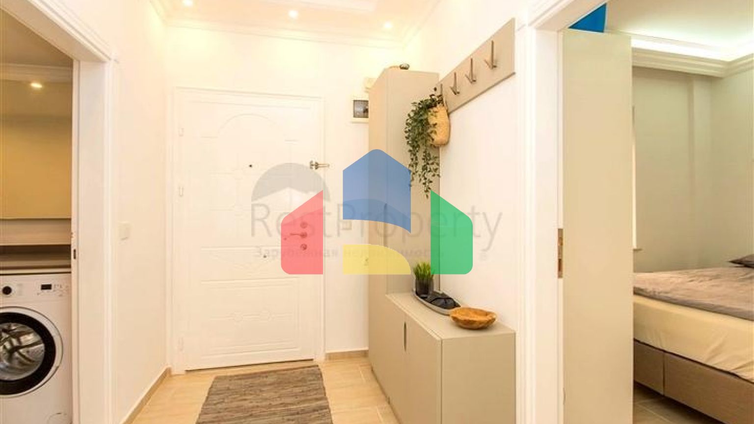 Квартира 2+1 с террасой и бассейном в районе Клеопатра