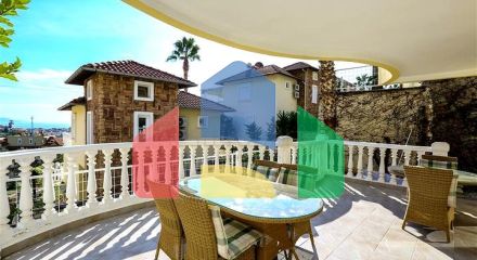 Затишна вілла в центральній частині Аланії для комфортного життя