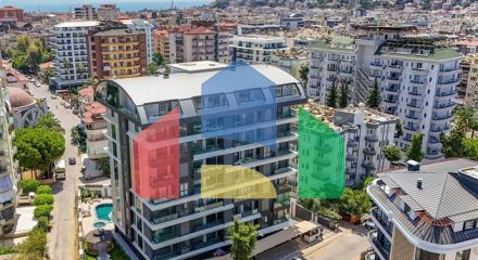 Современный пентхаус 2+1 в престижной части Аланьи