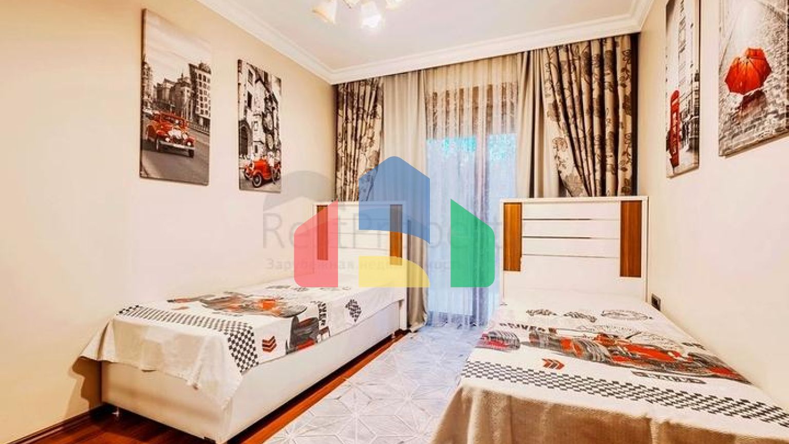 Просторная квартира 4+1 с отдельной кухней в центре Аланьи