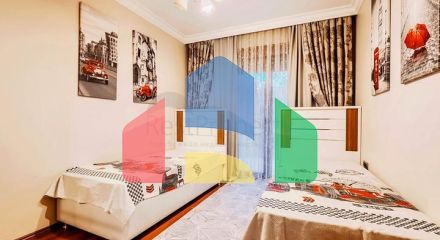 Просторная квартира 4+1 с отдельной кухней в центре Аланьи