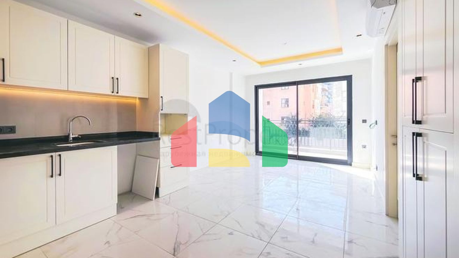 Современная квартира 1+1 в развитом жилом комплексе Аланьи