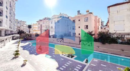 Современная квартира 1+1 в развитом жилом комплексе Аланьи