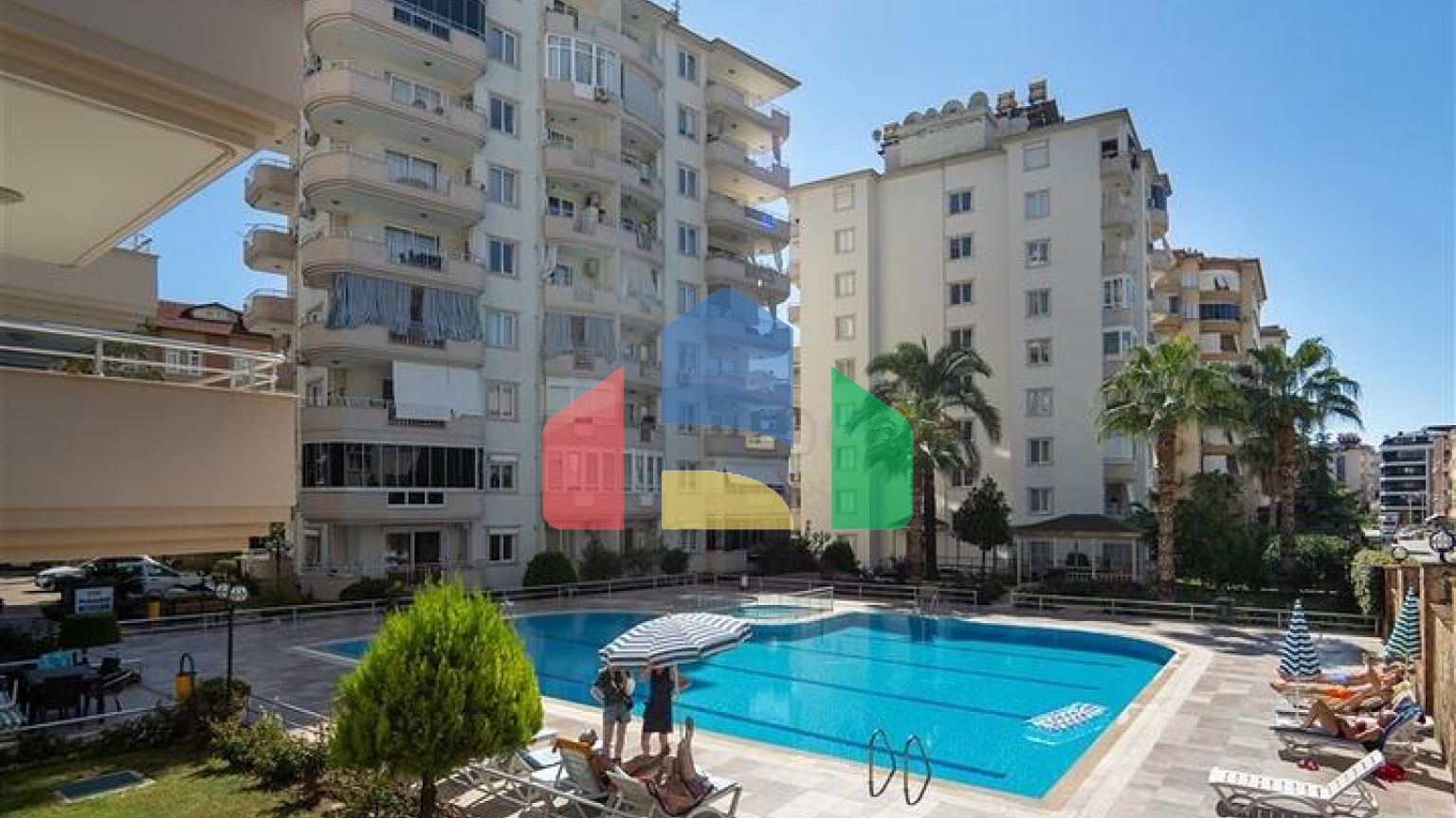 Просторная квартира 2+1 на пляже Клеопатры