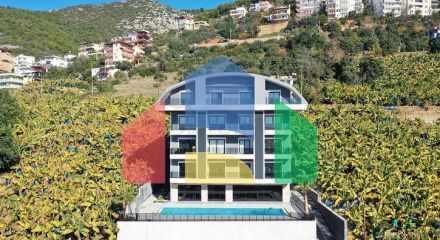 Современная квартира 2+1 в районе Клеопатра, Алания